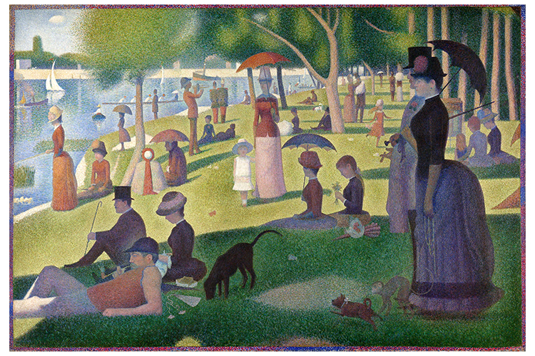George Seurat, A Sunday Afternoon on the Island of La Grande Jatte, 1884-86