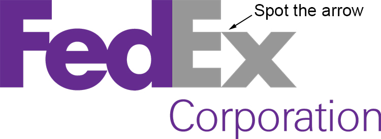 If you look at the negative space between the E and the x of this logo, you'll notice an arrow. 