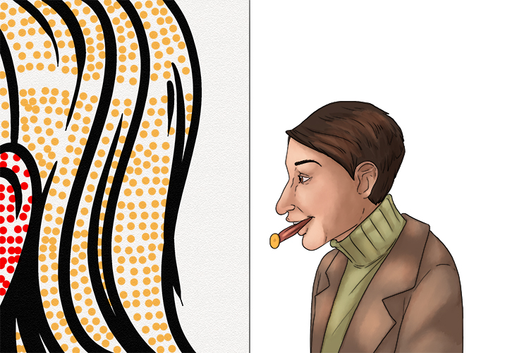 Licked on tons of dots and was a style that came to shine (Lichtenstein).
