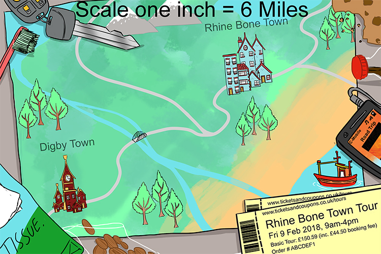 To measure the distances on a map you need to use the scale first