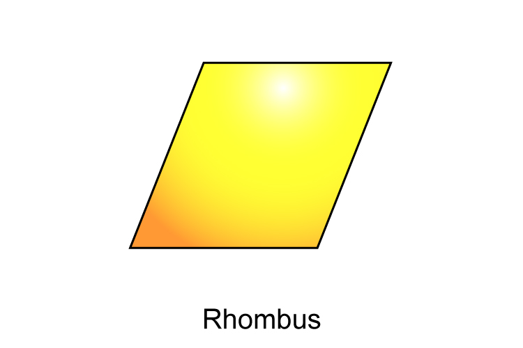 A rhombus is a quadrilateral