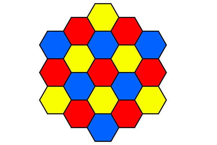 Hexagons make tessellations