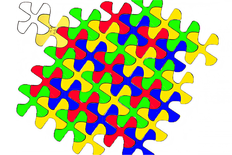 If you want to colour it in to give the finished tessellation