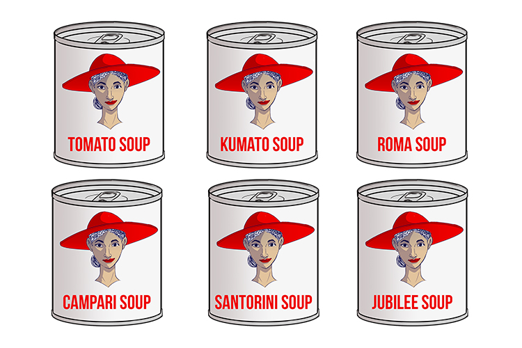 Sopa is feminine, so it’s la sopa. Imagine there’s a lady on every can of soup