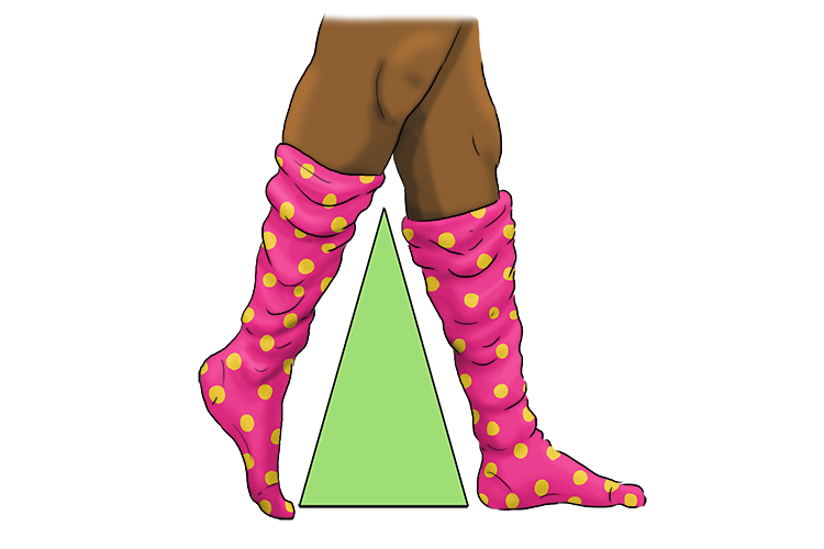 "I so love these (isosceles) socks" can be used to remind you that two sides or two lengths of socks are equal.