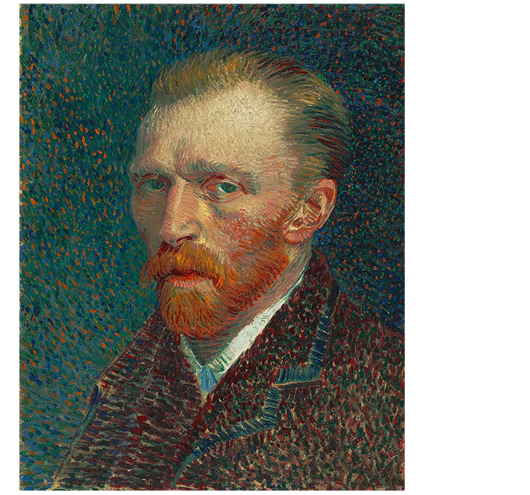 ke Vincent Van Gogh and his small strokes of paint,
