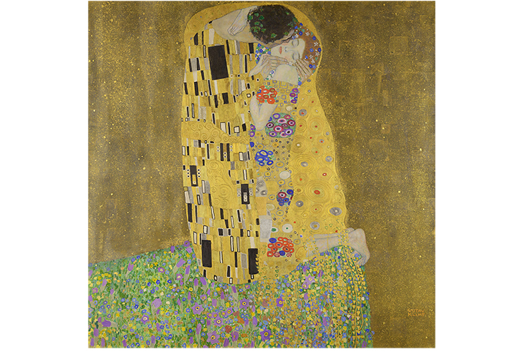 For this project, we will look at Klimt's painting The Kiss.