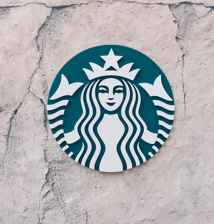 While Coca-Cola have their name as their logo, some brands are so well known, most people would know them just by the logo. Starbucks is a great example of this.