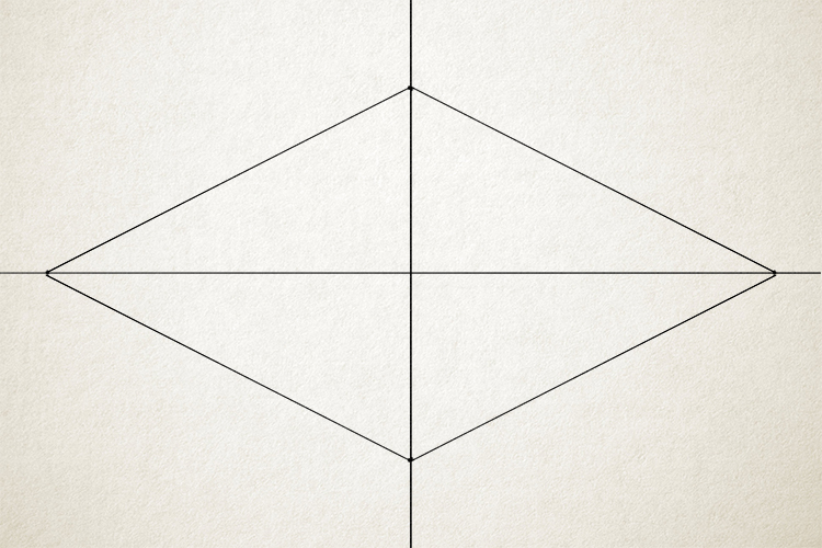 Connect the dots with straight lines as below.