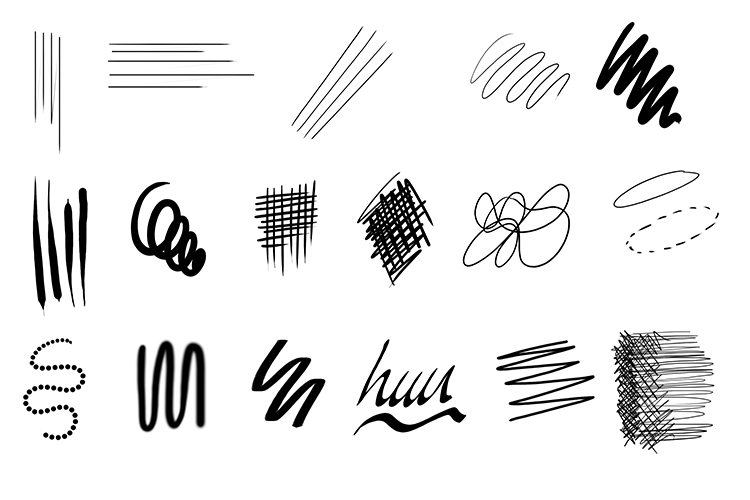 Lines can be used in a manner of different styles.