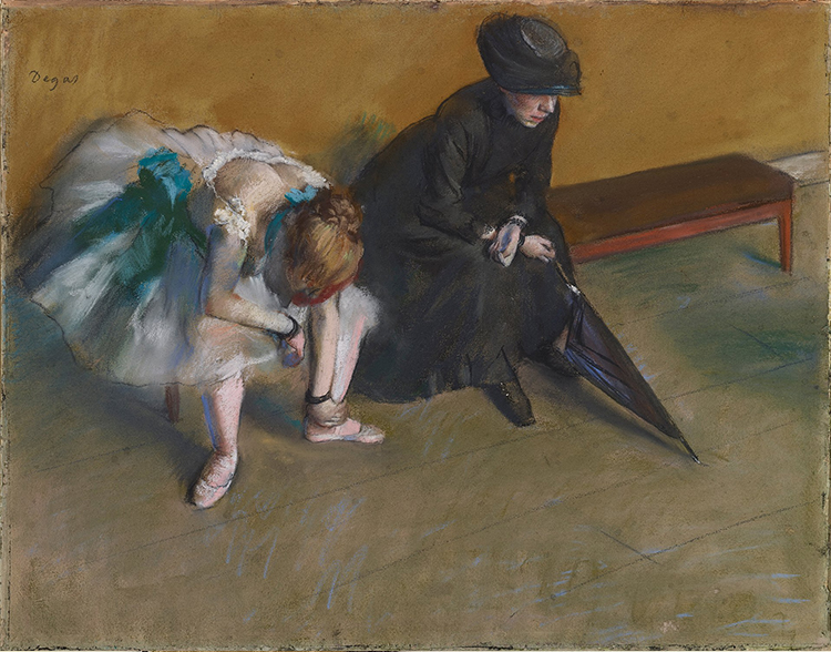 Waiting, pastel on paper, 1880–1882