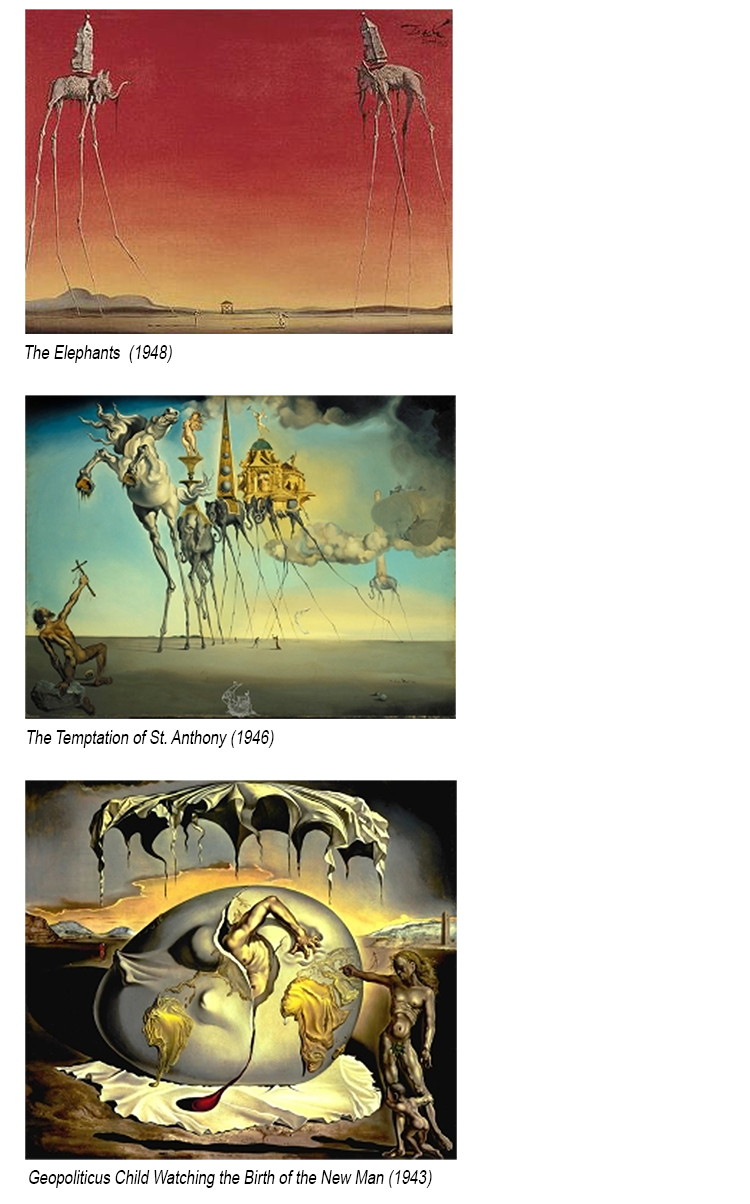 Salvador Dali (Died 1904 aged 84) – Art - Mammoth Memory Art