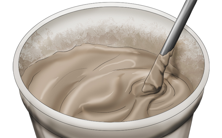 Slip is made by adding dry powdered clay to water and mixing it using an electric food mixer. Alternatively you could buy it ready made in a tub.