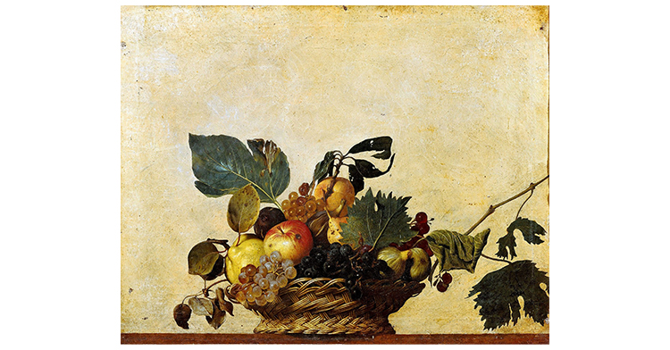 Still life paintings have been produced by artists throughout the ages, from Caravaggio's fruit basket...