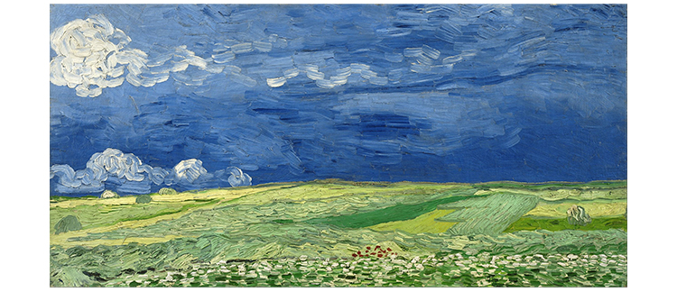 Vincent Van Gogh, Wheatfield Under Thunderclouds, 1890
