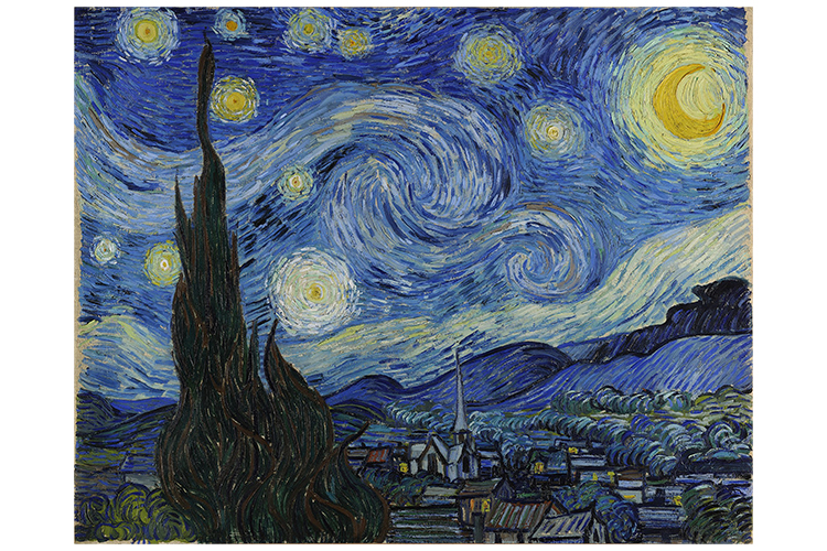 The Starry Night and his sunflower paintings are the most recognised paintings in the world: