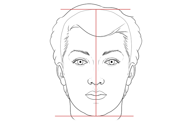The face is near enough symetrical