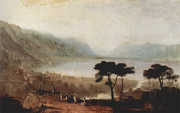 Lake of Geneva from Montreux 