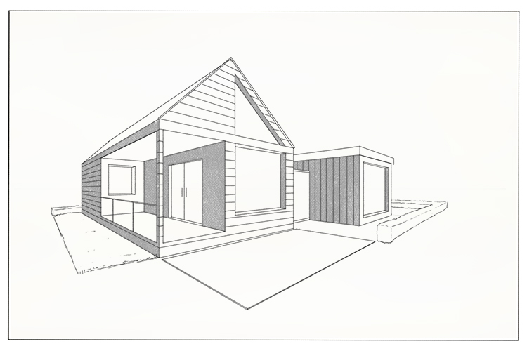 Step Up Your Sketches With These Basic Principles Of Two-Point Perspective  | ArchDaily