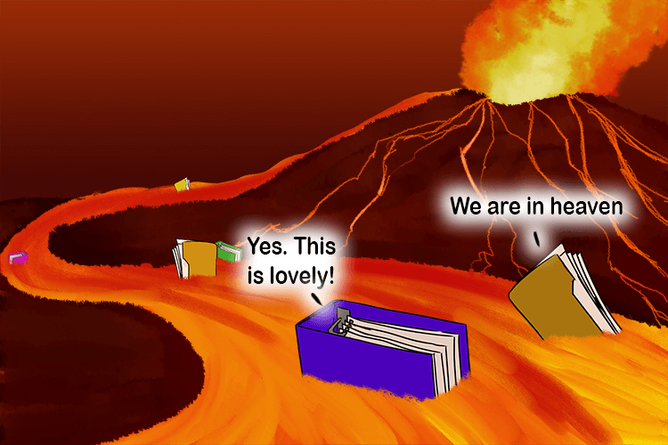 Extremophiles are organisms adapted to live in environments with severe conditions that are well outside the capabilities of most, such as super-hot volcanic vents.