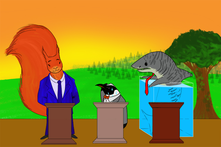 Natural selection is the species that can adapt to its surroundings best