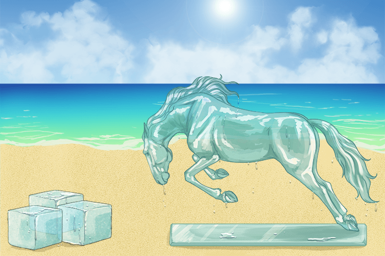 Ice in the summer (isomer) has the same formula, but can be arranged differently. 