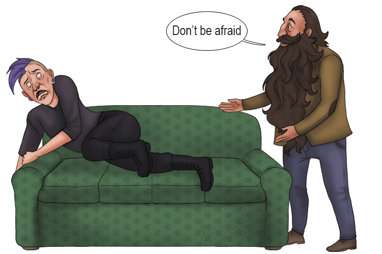 I have a fear of beards (afeard). My therapist said don't be afraid.