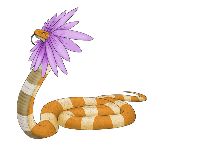 This quotation can be remembered with the single picture mnemonic of a serpent dressed as a flower.