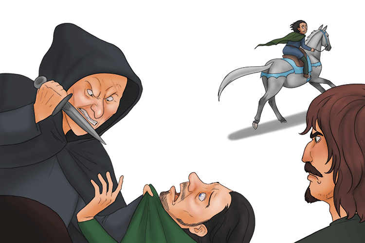 We find that Macbeth has sent not only two to kill Banquo and Fleance but a third man too