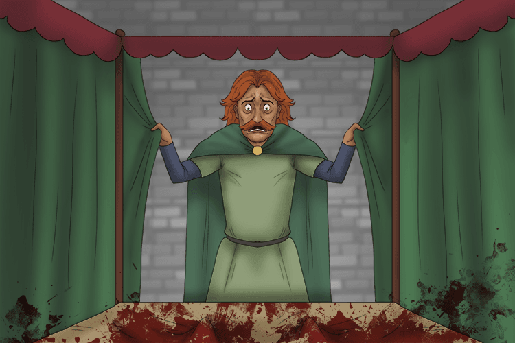 Macduff and Lennox arrive at Macbeth's castle to see King Duncan