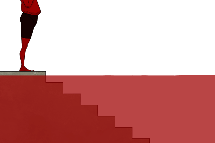 But I've stepped down and in so far that should I wade in any further there will be no more of me visible