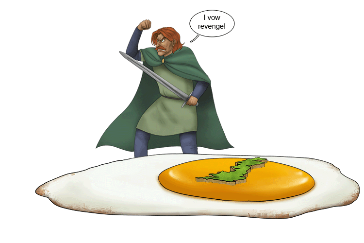 See the country sink beneath the yoke and Macduff screaming I've lost my country - I vow revenge -