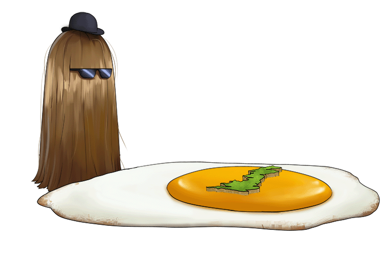 I think our country sinks beneath the egg yoke