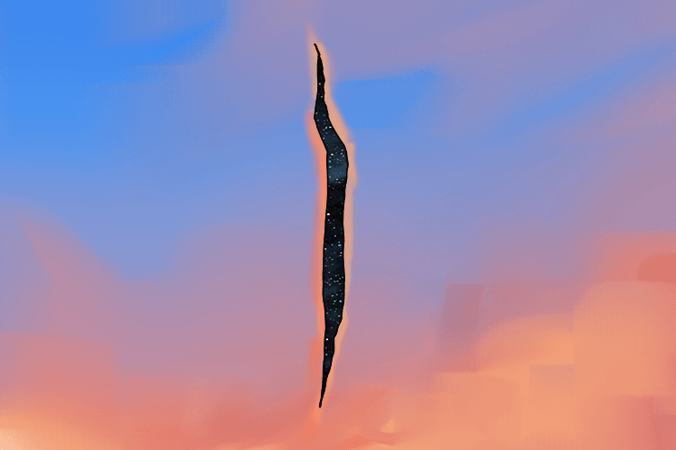 A close up of her (the country's) wounds