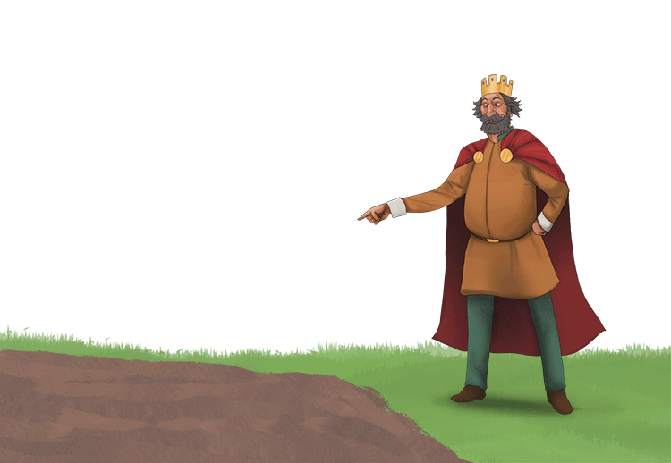 Imagine King Duncan planting his son in the ground and growing him like a tree.