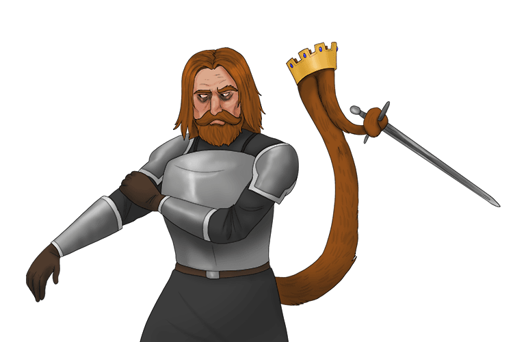 The tail helps Macbeth prepare for battle.