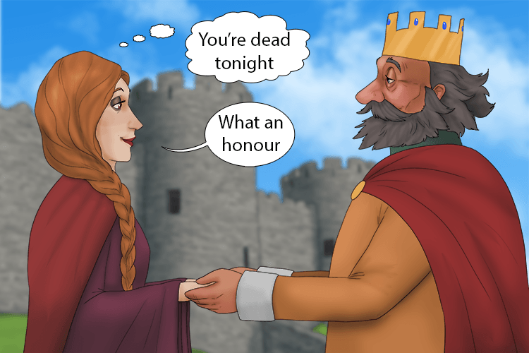 King Duncan and his entourage arrive at Macbeth's castle, Inverness, praising its pleasant atmosphere