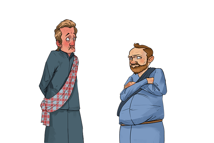 Less height than Macbeth and greater weight