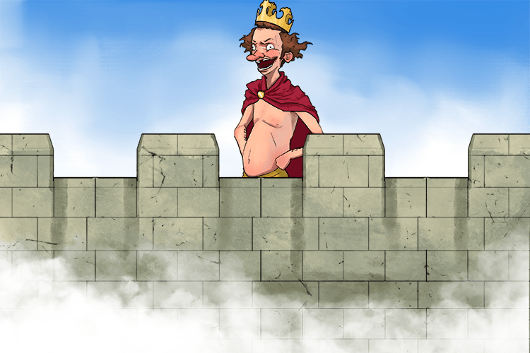 To the high castle where Duncan who's insane (Dunsinane) is king