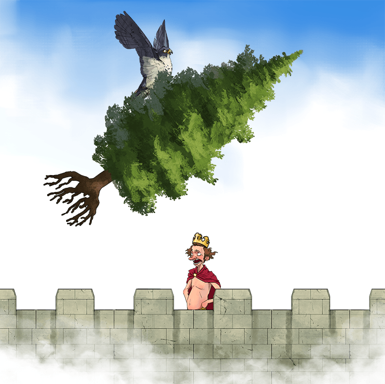 Shall come against him