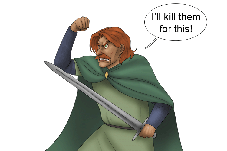 3. Macduff vows REVENGE.