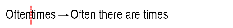 Often is joined to times but it is better and easy to understand if they are apart. Often times would them read as: