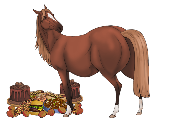 Her rump was large because she over fed (rump-fed) and that's how you get a fat bottom.