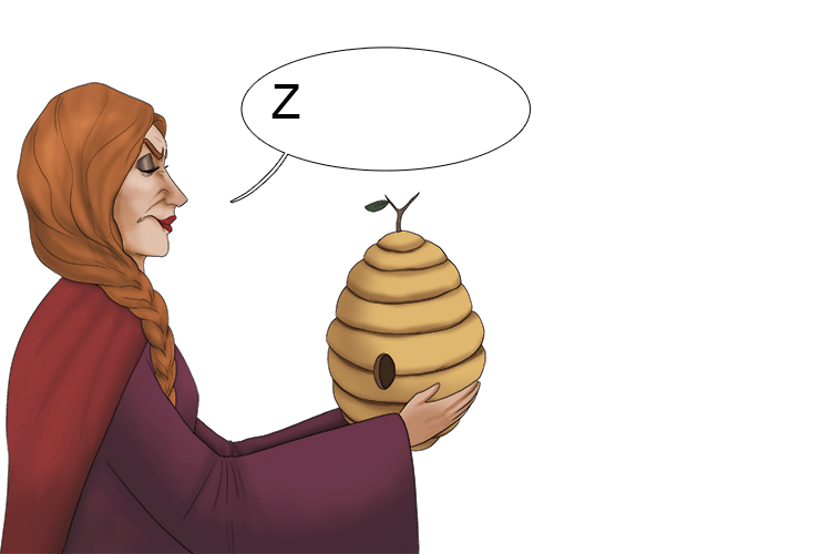 1. A hive (Act 5) got picked up by a sleepwalker (SLEEPWALK).