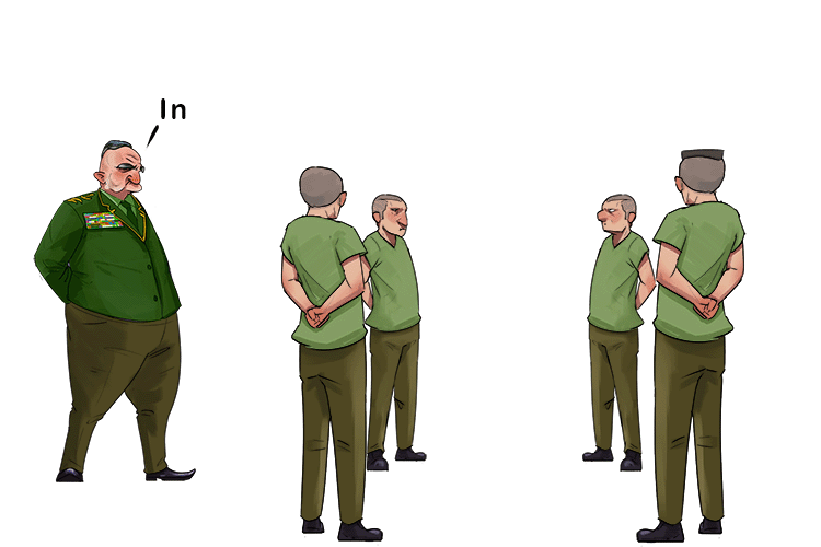 They move only in when I command