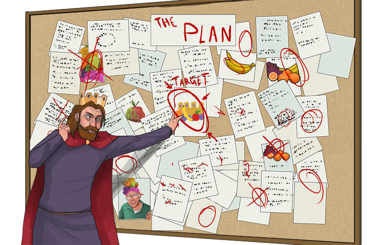 I don't want a fruitless crown, I need a better one this is how I will plot to get a better one.