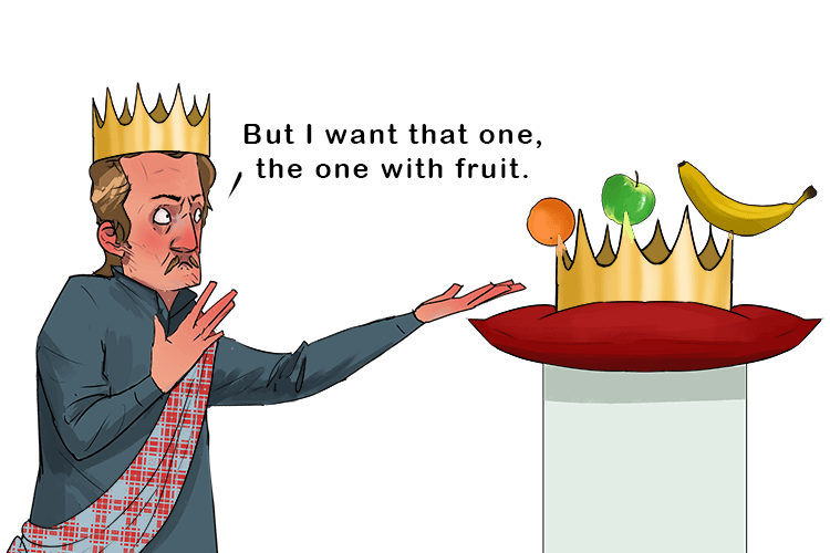 Upon my head they plac'd a fruitless crown