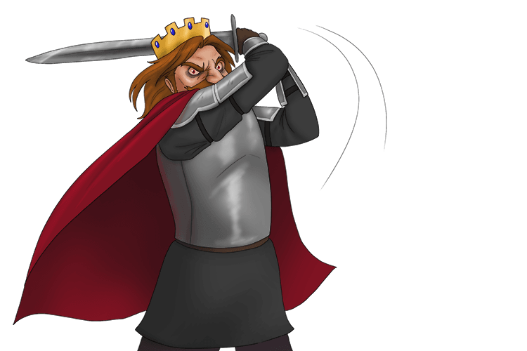 One way to remember "violence" is the mnemonic of Macbeth staring with a sword just about to be violent and strike someone with it.