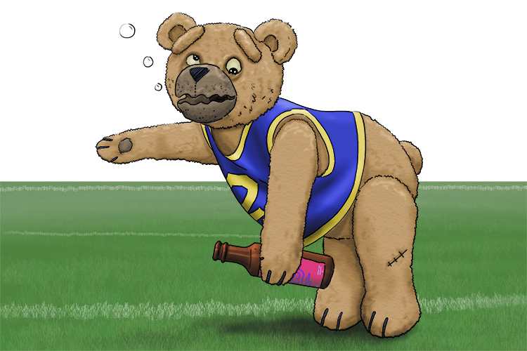 The coach had to omit ted from the team after he turned up drunk for training. 