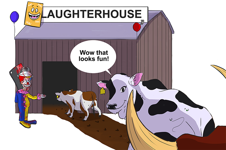 How to remember to spell Slaughter.  Slaughter is laughter without the S.